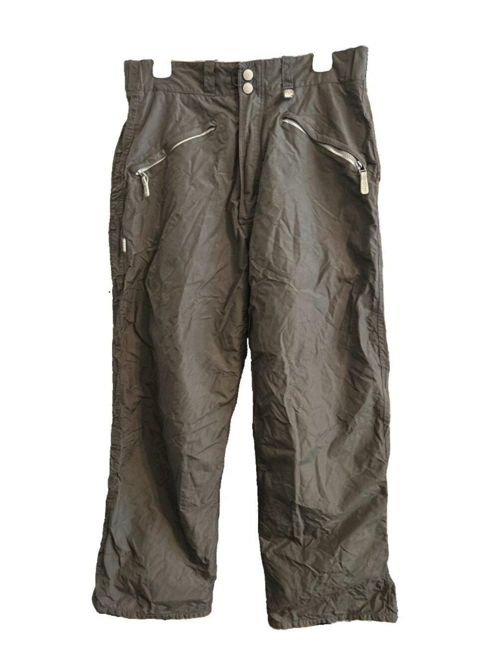 Foursquare Outerwear Snowboarding Pants Men’s M Gray Ski Pants Pockets Lined